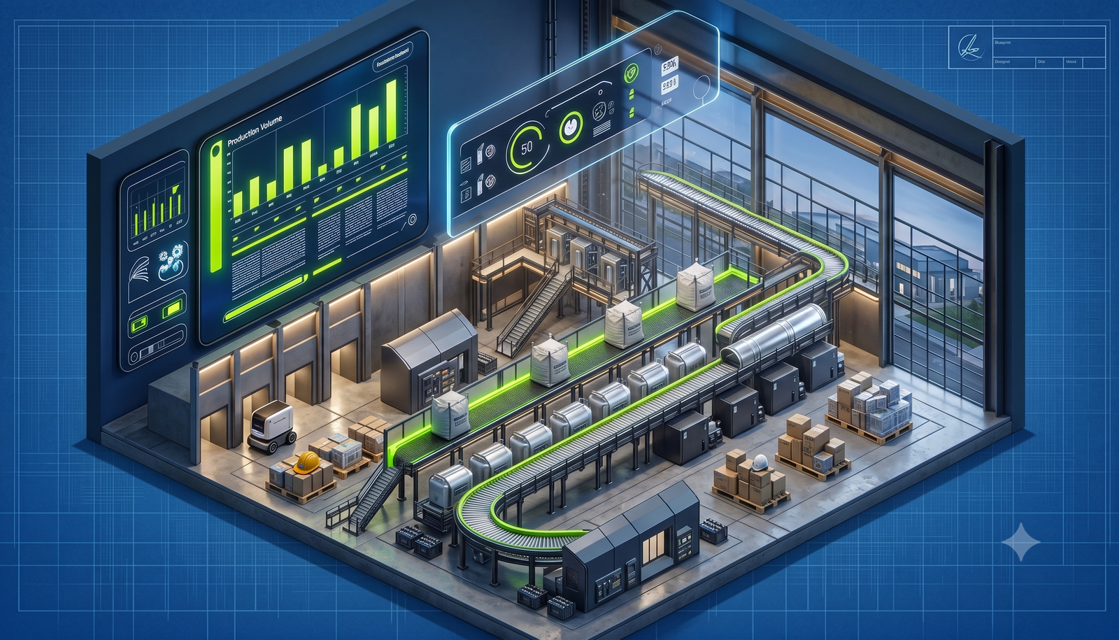 TallyPrime manufacturing module showing BOM and production tracking for a Hyderabad factory
